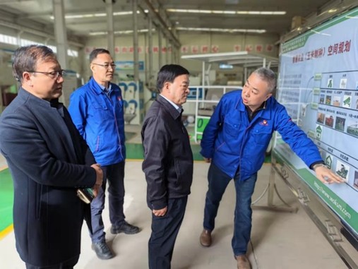 敦煌種業(yè)黨委書記、董事長劉興斌等到奧凱種機(jī)、慶和農(nóng)業(yè)公司洽談交流