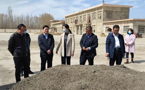 黨委書記、董事長(zhǎng)劉興斌到金塔縣調(diào)研