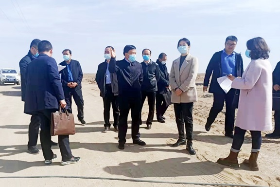 黨委書記、董事長(zhǎng)劉興斌到金塔縣調(diào)研