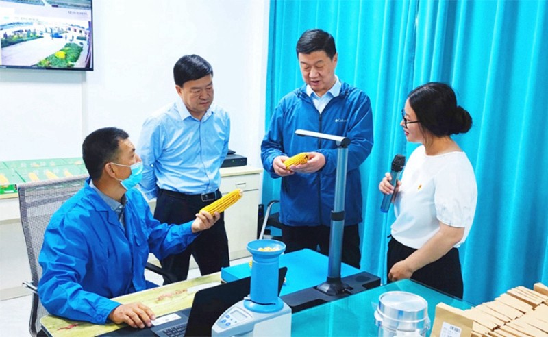 甘肅省地方金融監(jiān)管局、甘肅證監(jiān)局領(lǐng)導(dǎo)蒞臨敦煌種業(yè)調(diào)研指導(dǎo)